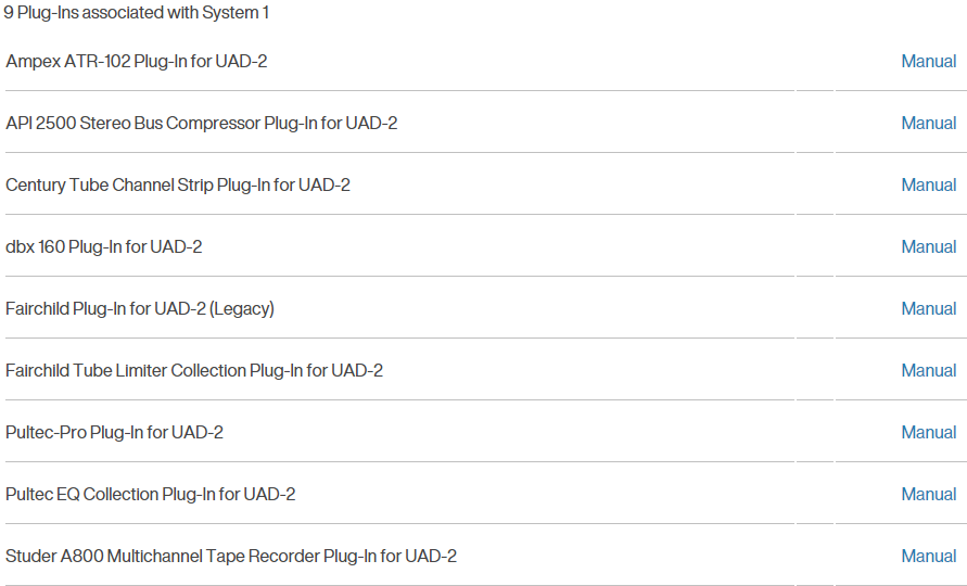 Universal Audio UAD account -Ampex,Studer, API2500, Pultec, Fairch